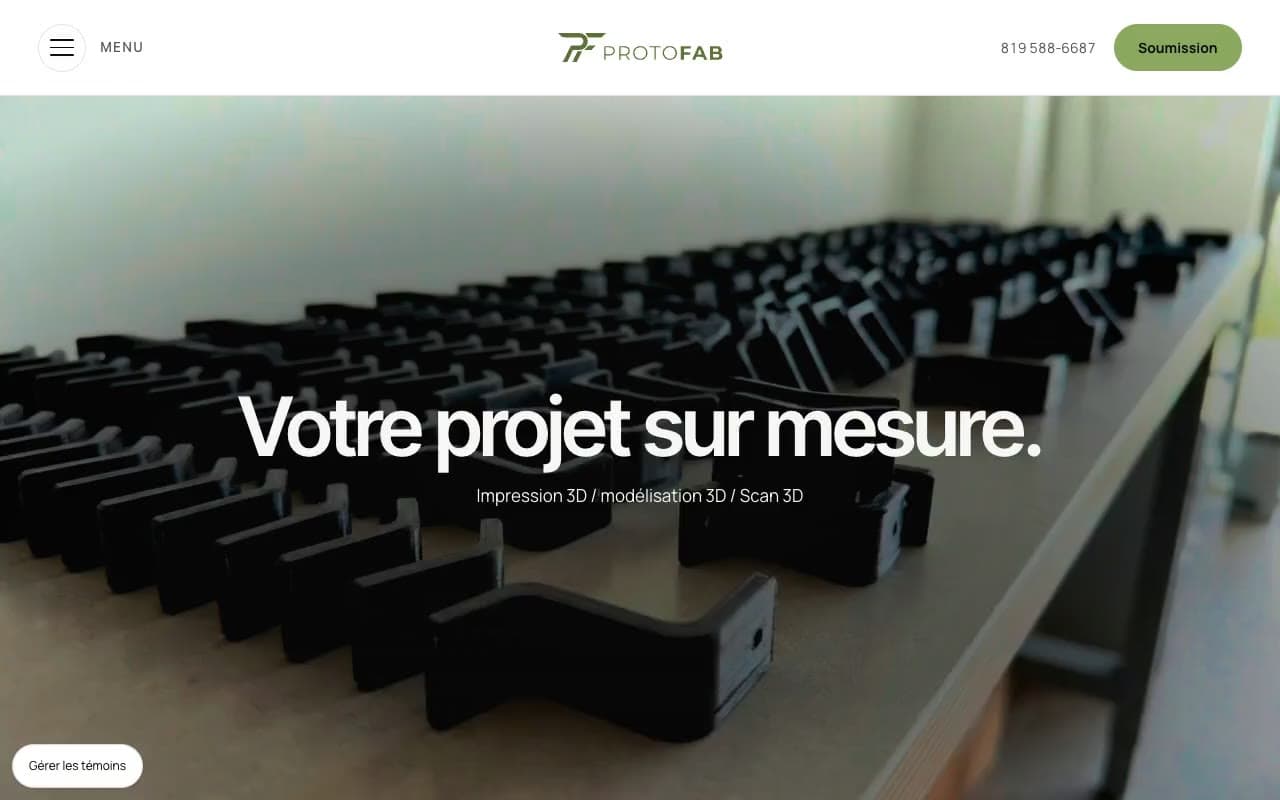 Le site de Protofab